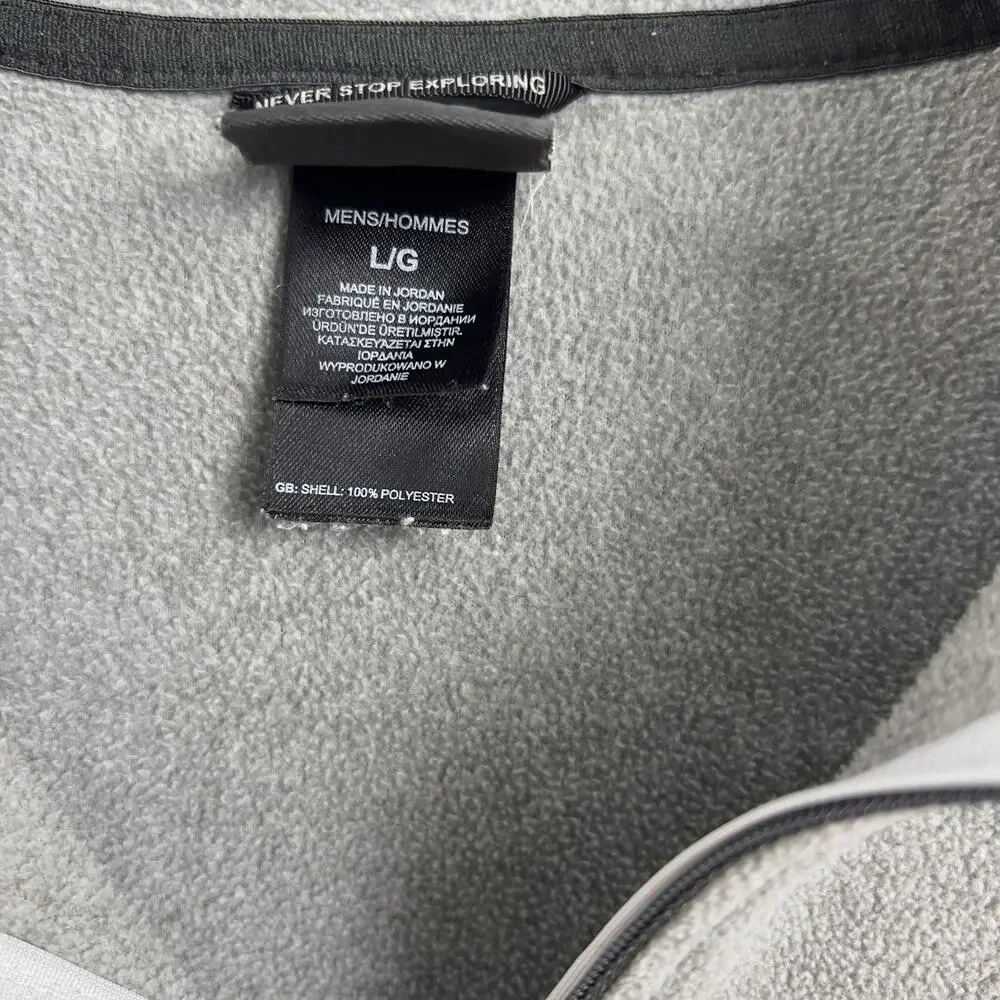 The North Face Fleece 1/4 Zip Grey Men’s Size Large Pullover